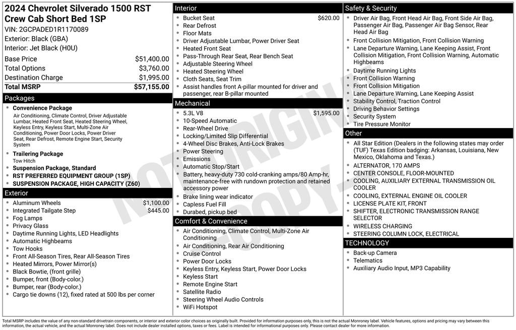chevrolet silverado 1500 2024 2GCPADED1R1170089 image chevrolet silverado 1500 2024 2GCPADED1R1170089 image